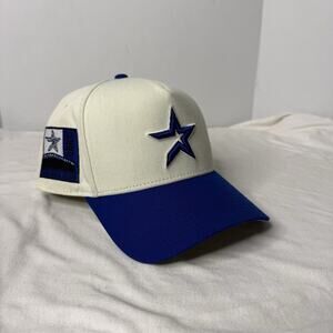 Dallas Cowboys 25th Anniversary Texas Stadium New Era Snapback Hat White/Blue